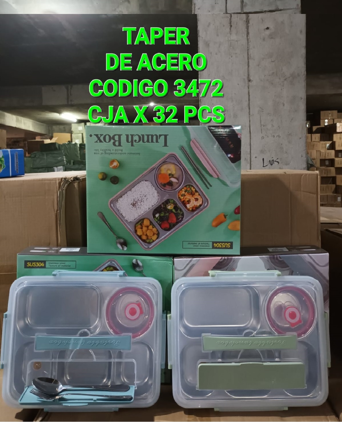 Táper de Acero Código 3472 caja x 32 unidades